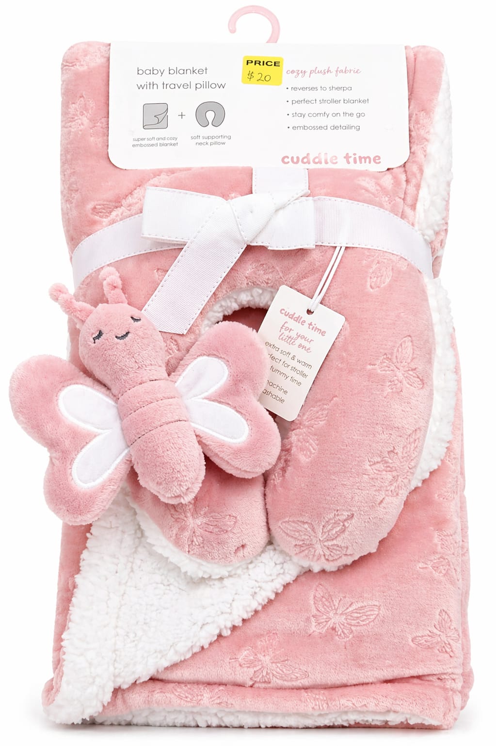 Baby Blanket with Travel Pillow