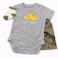Baby Boy Dinosaur Bodysuit and Shorts Set - Best Friends Forever Outfit