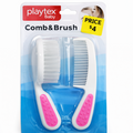 Playtex Baby Comb & Brush Set - Soft Bristles for Gentle Care