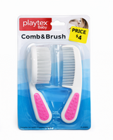 Playtex Baby Comb & Brush Set - Soft Bristles for Gentle Care