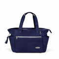Navy Blue Diaper Bag - Multi-Pocket Tote with Changing Pad